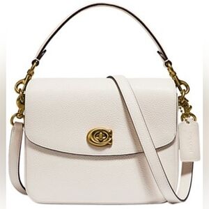 COACH Designer Cassie Cream Crossbody Purse Handbag